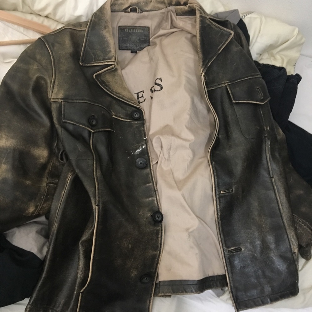 Guess Leather Jacket - image 6